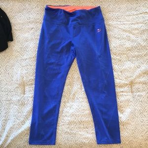 RBX royal blue yoga pant capris